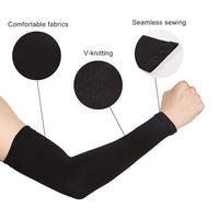 FlexGuard Stretchable Elbow Support Compression Sleeves for Gym & Weightlifting (1 Pair)