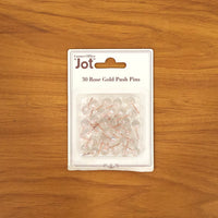 Transparent Crystal Head Push Pins Set for Notice Board (30 pc)
