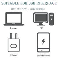 Compact USB light for home use
