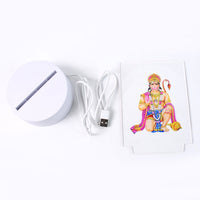  3D Lord Hanuman Frame 