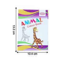 Kids Animal Theme Colouring Book Set ( 5 Pc /  Mix Color Books)