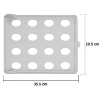 Compact cloth organizer for easy and tidy fabric management at home.