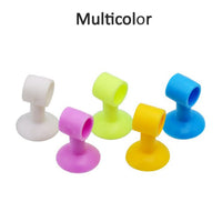 Pack of 100 silicone door handle crash pads, mini, for preventing wall and door damage.