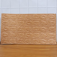 Wallpaper 3D Foam Wallpaper Sticker Panels (76 x 70 Cm / 1 Pc)