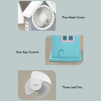 Mini Rechargeable Portable Personal Desk Fan (Battery Not Include)