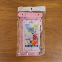 Universal pink waterproof mobile pouch