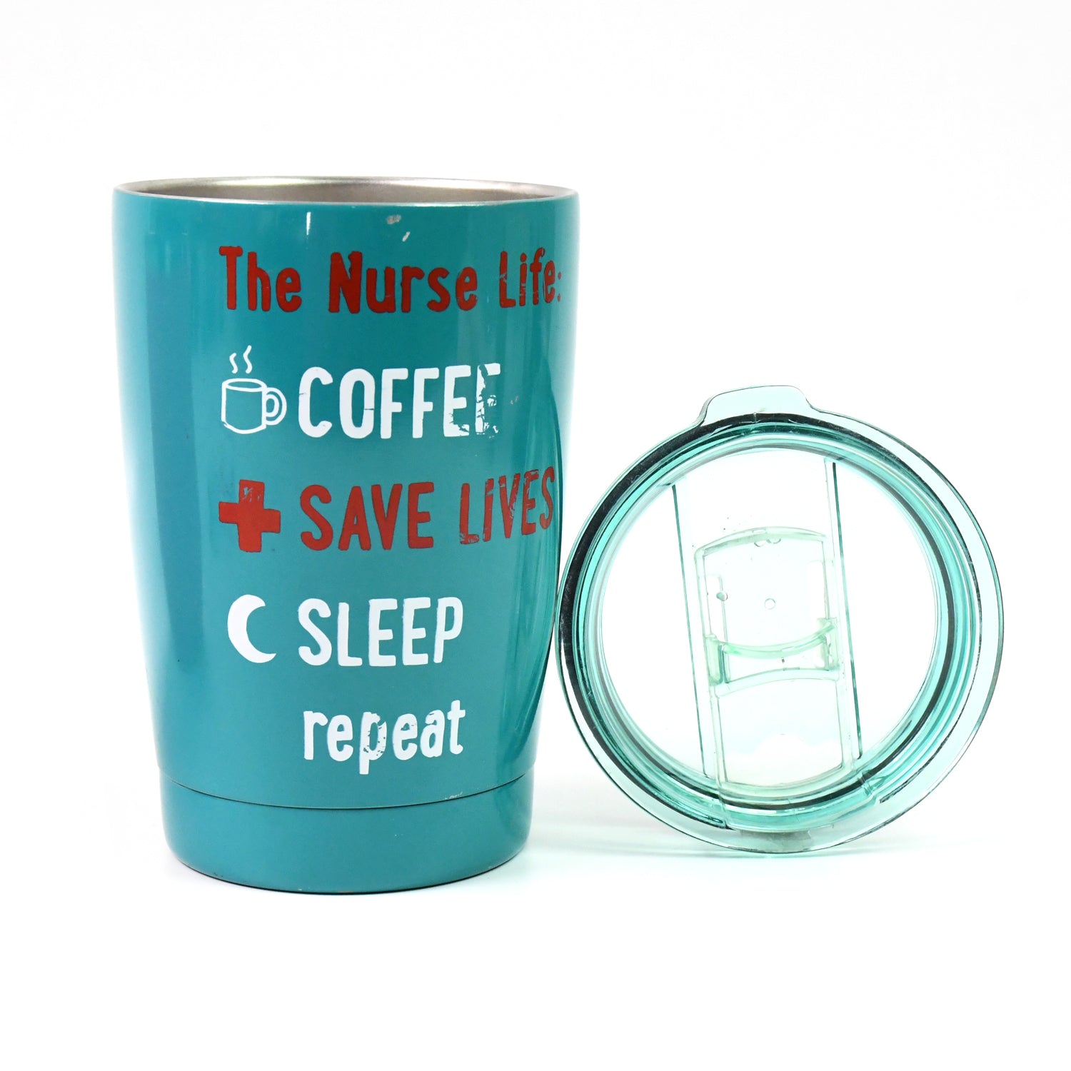 Stainless Steel Vacuum Insulated Mug with Lid, Tumbler (1 Pc / Mix Design & Color)