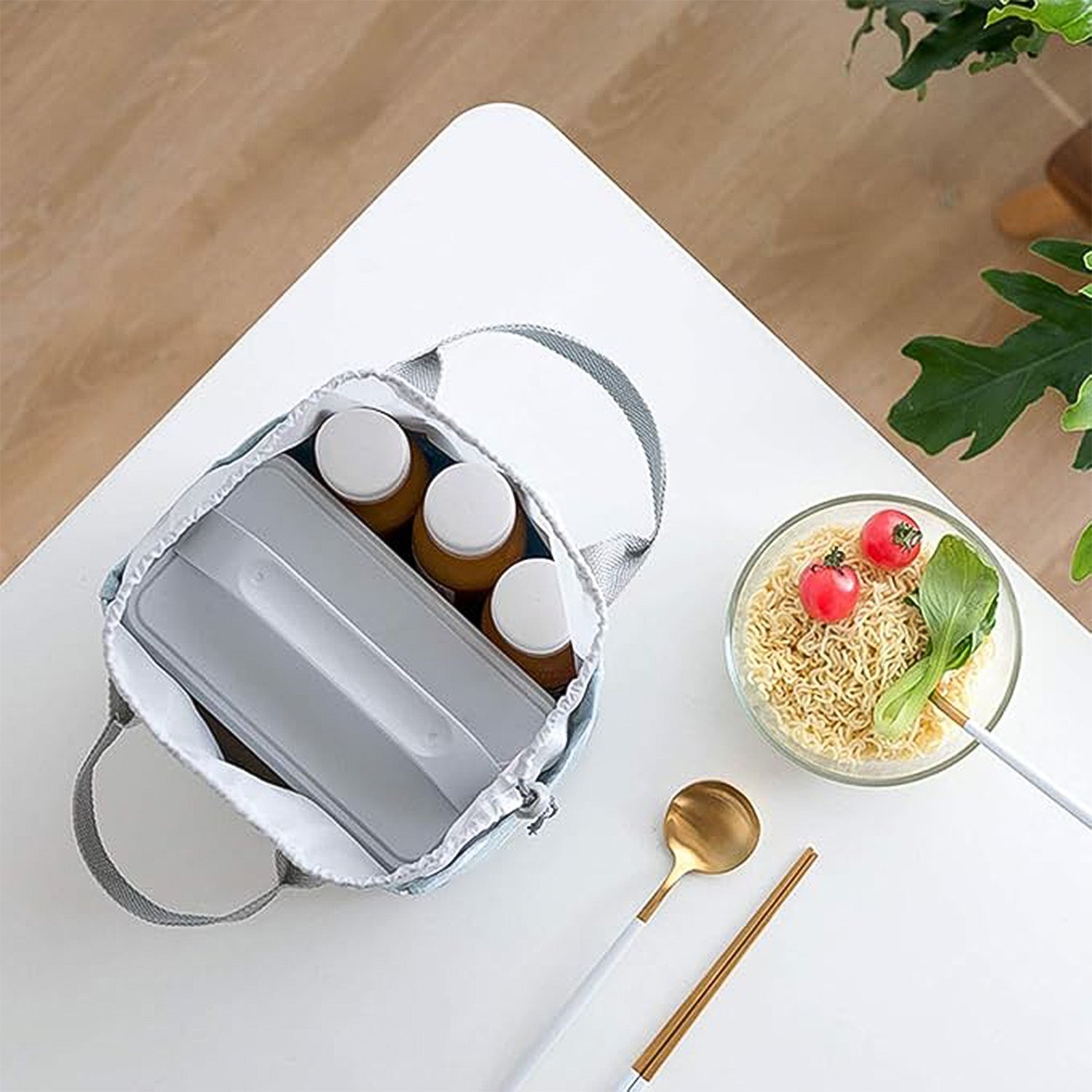 Lunch Bag for Women Men Insulated Lunch Bag (1 Pc / Mix Color & Design)