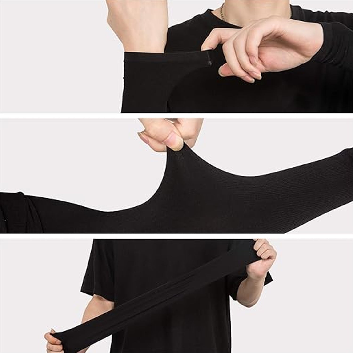 FlexGuard Stretchable Elbow Support Compression Sleeves for Gym & Weightlifting (1 Pair)