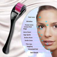 Derma Roller Anti Ageing Facial Scrubs & Polishes Scar Removal Hair Regrowth (2 MM)
