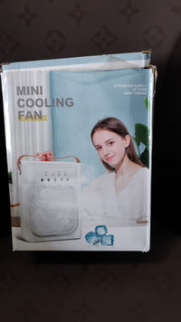 Portable Air Cooler Fan with 7-Color Light – Personal AC Fan
