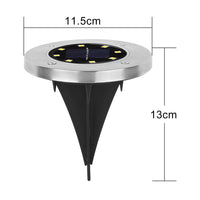 Solar Powered LED Garden Lights (4 Pc)