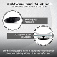 Car Blind Spot Mirror 2 Pc Set