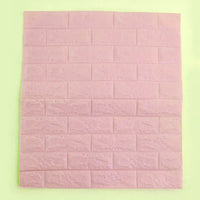 Wallpaper 3D Foam Wallpaper Sticker Panels (70 x 76 Cm / 1 Pc)