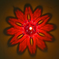 Set of 12 multicolor candle cups in different shapes