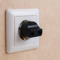 2 Pin 4 Amp Plug Converter, Plug Adapter With Color Box (1 Pc )
