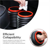 Foldable Storage Bucket , Water Container & Dustbin Multiuse Bucket For Home , Car & Kitchen Use Bucket