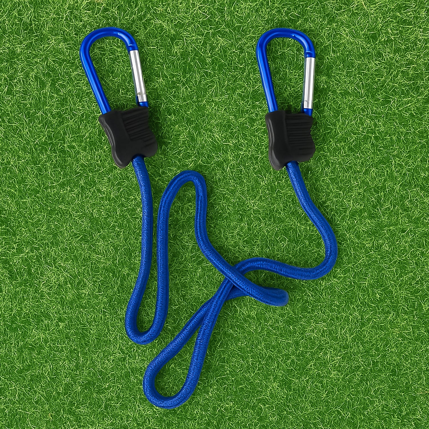 Carabiner Bungee Cord with Hook for Luggage & Bags (1 Pc / Mix Color)