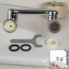 Splash Faucet Filter 180° Rotating Sprayer – Water-Saving Sink Aerator Extender