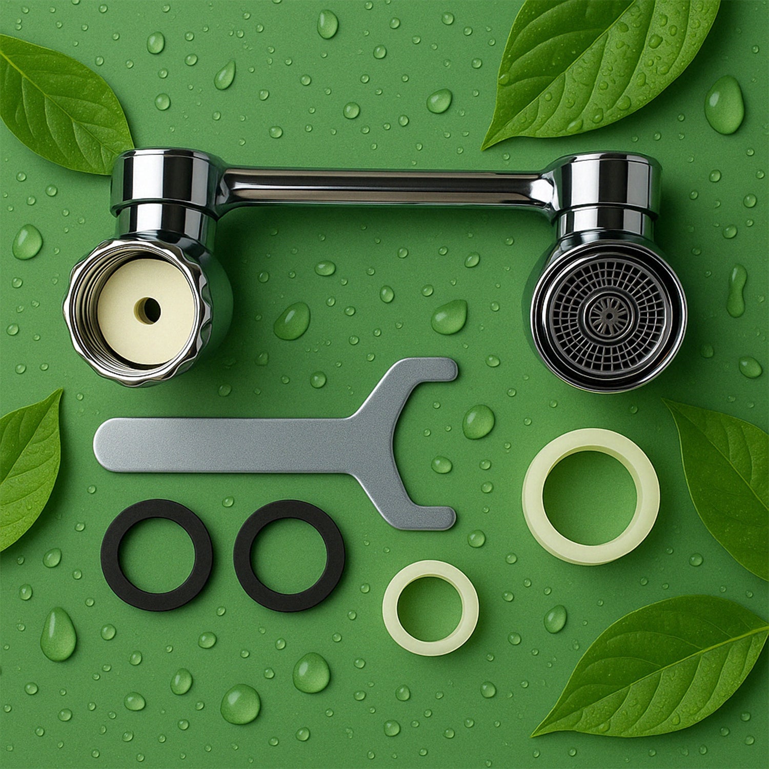 StreamFlex 1080° Rotating Faucet Filter | Water-Saving Sink Aerator