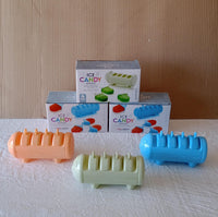 Cartoon Ice Candy Mold – 4-Cup Multicolor Set (1 Pc)
