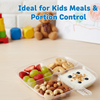 Plastic Kitchen Trays for Serving (4 Compartment / 1 Pc)