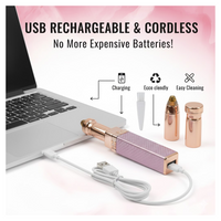 2-in-1 Eyebrow Razor & Painless Hair Shaver (1 Pc), Hair accessories