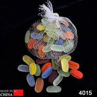 Glass pebbles for vase decoration