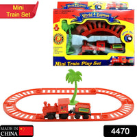 World Express train set, includes tracks and trains