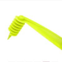 Plastic spiral cutter designed for making vegetable spirals with minimal effort.