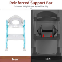 2 In 1 Potty Training Toilet Seat with Step Stool Ladder For Toddlers