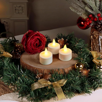 Set of 12 Flameless Floating Candles Battery Operated Tea Lights Tealight Candle