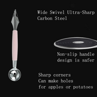 ZestCraft Multifunctional Fruit Scooper & Peeler Garnish Kit