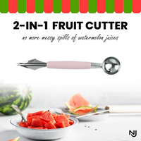 ZestCraft Multifunctional Fruit Scooper & Peeler Garnish Kit
