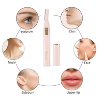 Mini Electric Eyebrow & Facial Hair Trimmer - (Set)