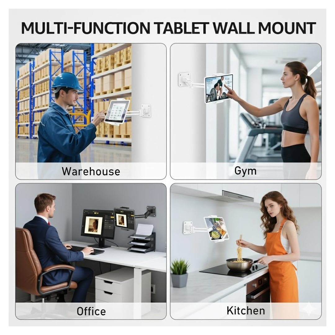 LiftDock Adjustable Foldable Tablet Stand & Mobile Scaffold | 1 Pc