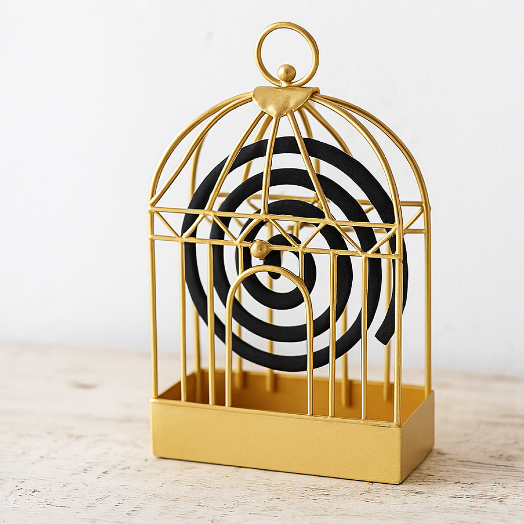 CinderGuard Durable Household Mosquito Coil Stand & Ash Catcher