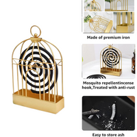 CinderGuard Durable Household Mosquito Coil Stand & Ash Catcher
