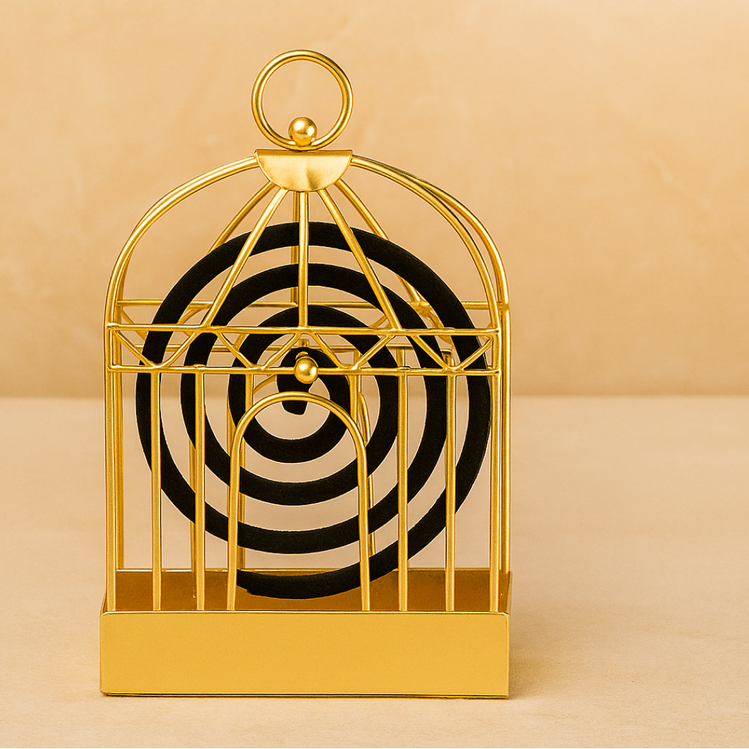 CinderGuard Durable Household Mosquito Coil Stand & Ash Catcher