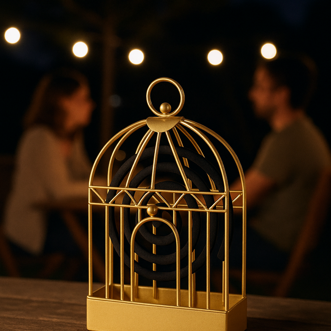 CinderGuard Durable Household Mosquito Coil Stand & Ash Catcher