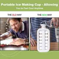 FlexiFreeze Foldable Ice Tray with Lid | 2-in-1 Ice Ball Maker Kettle
