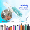 BristleFlex Long Handle Brush for Bottles, Jars & Containers Cleaning
