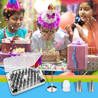 Cake Nozzle Set for Pastry Decorations (55-Piece)