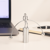 GraviSteel Newton Cradle | Metal Motion Craft Decor