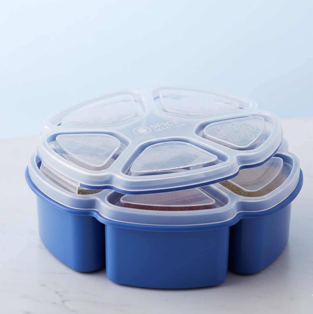 ChefTrays Unique Design Versatile Kitchen Masala Box and Condiment Container