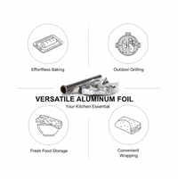 Heavy-Duty Aluminum Foil Roll – Non-Stick, Thick Sheet Baking & (10m x 300mm)