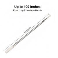Microfiber Dusters for Cleaning 100 inches Extendable Handle Pole