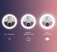 Selfie Flash Ring Light with 3 Level of Brightness (1 Pc)