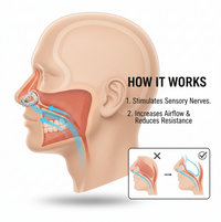 Anti-Snore Nose Clip (Silicone, 1 Pc)