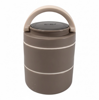 Ganesh Stack 2-Layer Stainless Steel Leak-Proof Lunch Box for Office, School, Picnic